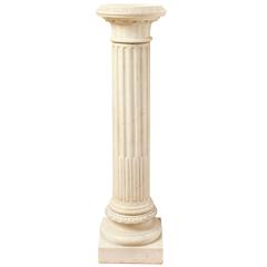 A Marble Corinthian Capital Architectural Pedestal