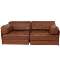 De Sede Convertible Leather Sofa or Chairs