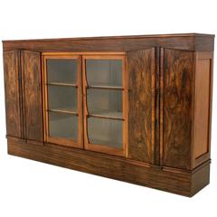 Rare and Large Art Deco Amsterdam School Bookcase by Max Coini Amsterdam