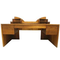 Large Art Deco Mid-Century Desk