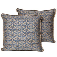 A Pair of Fortuny Cushions in the Richelieu Pattern