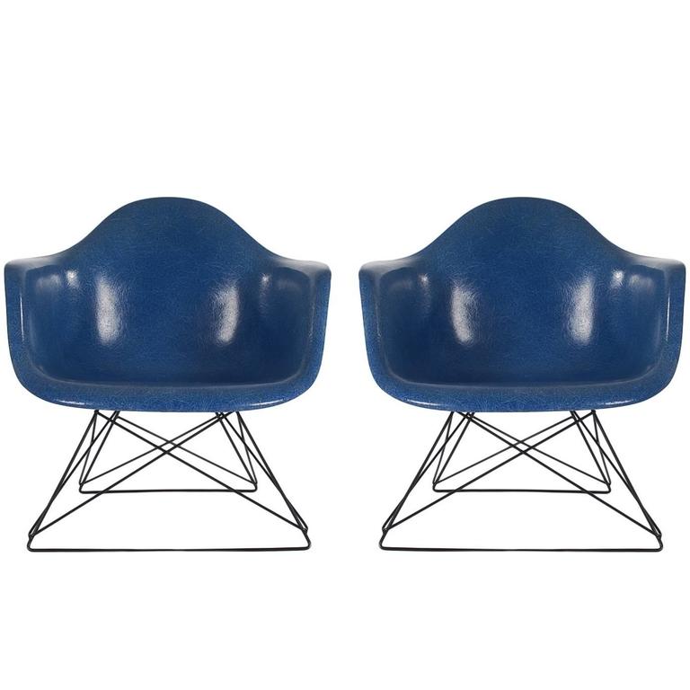 MidCentury Modern Eames for Herman Miller Fiberglass Lounge Chairs