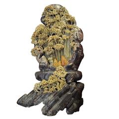 Large Antique Chinese Carved Jade and Stone 4