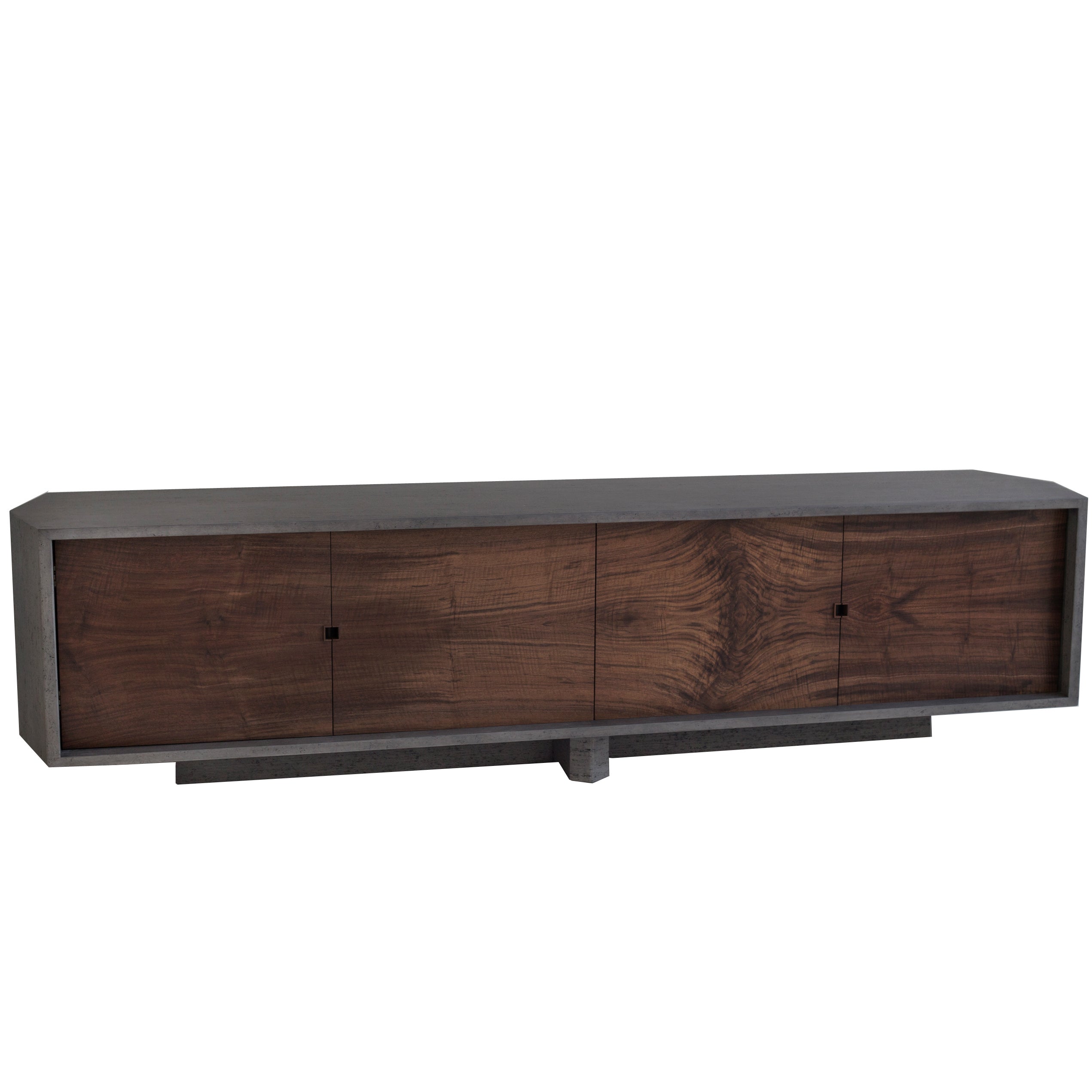 Struttura Credenza By May Furniture, Dark Gray And Walnut For Struttura Credenza By May Furniture, Dark Gray And Walnut For