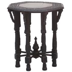 Unusual "Figural" Anglo-Indian Side Table