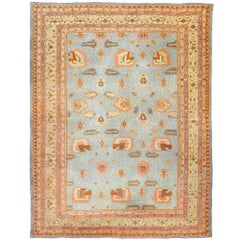 Antique Late 19th Century Oushak Carpet