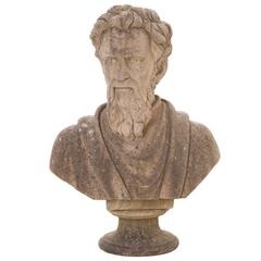 French Bust of Bearded Man