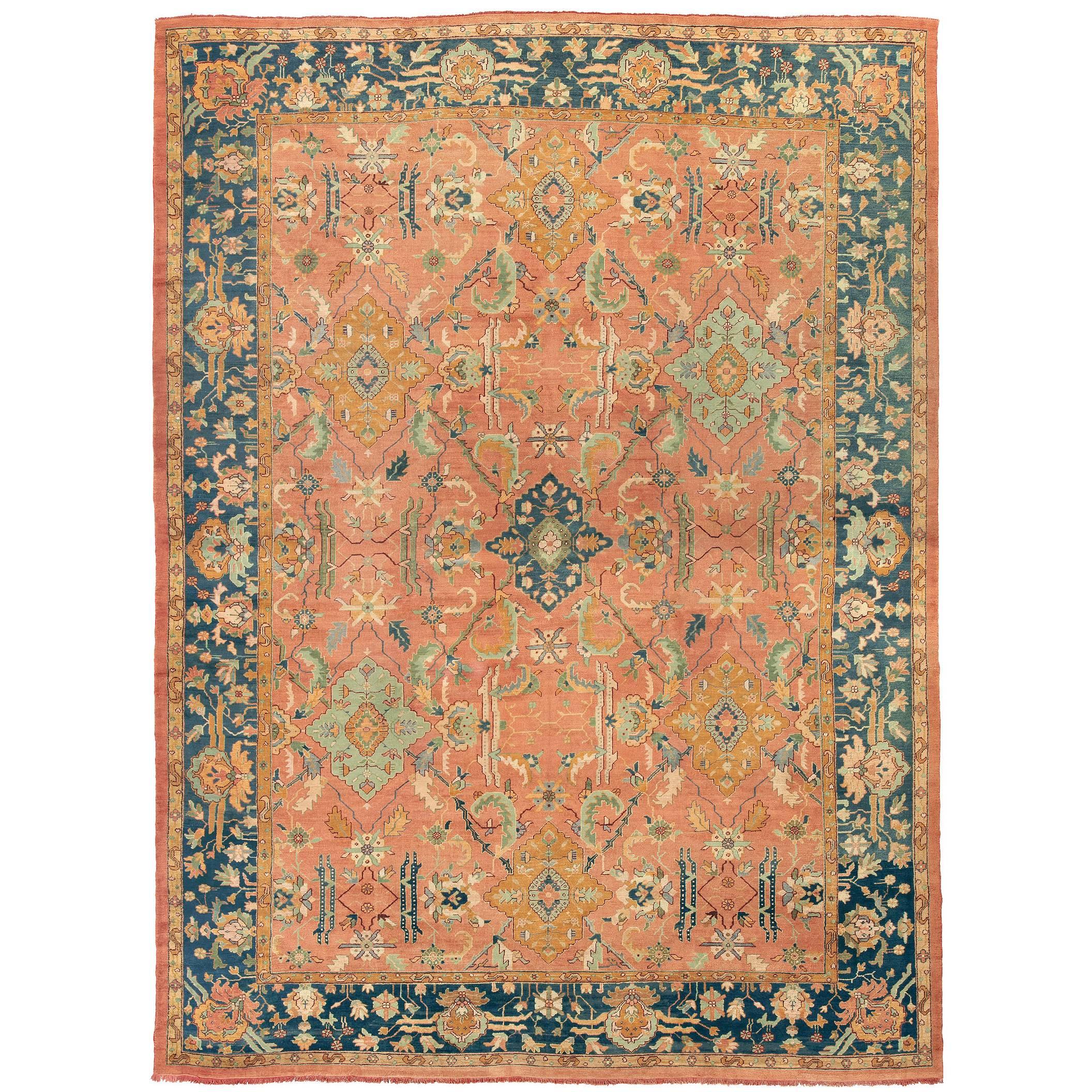 Early 20th Century Oushak Carpet For Sale