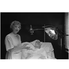 Robert Levin, "Andy Warhol with Janet Sartin Getting Facial", USA, 2015 10