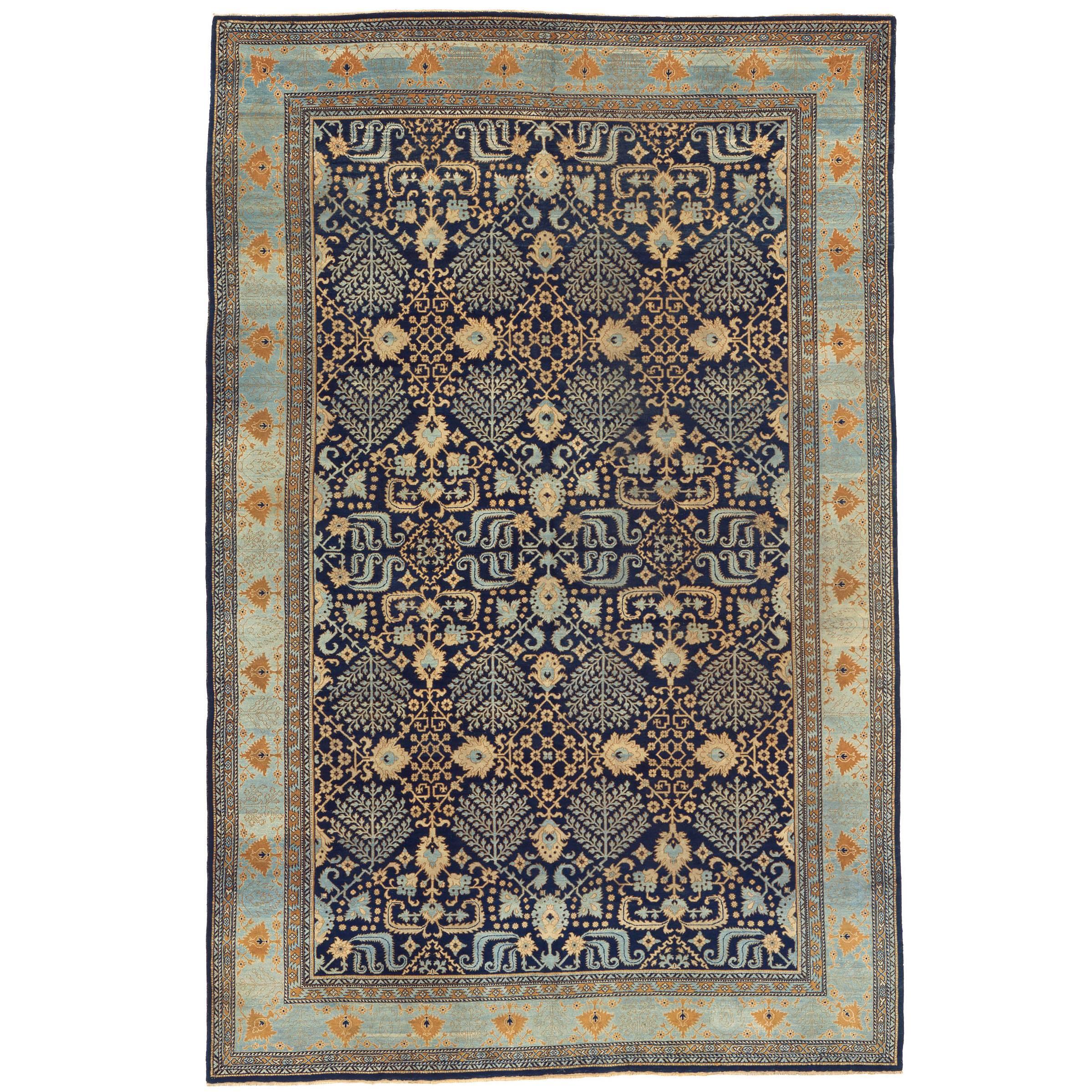 Early 20th Century Agra Carpet For Sale
