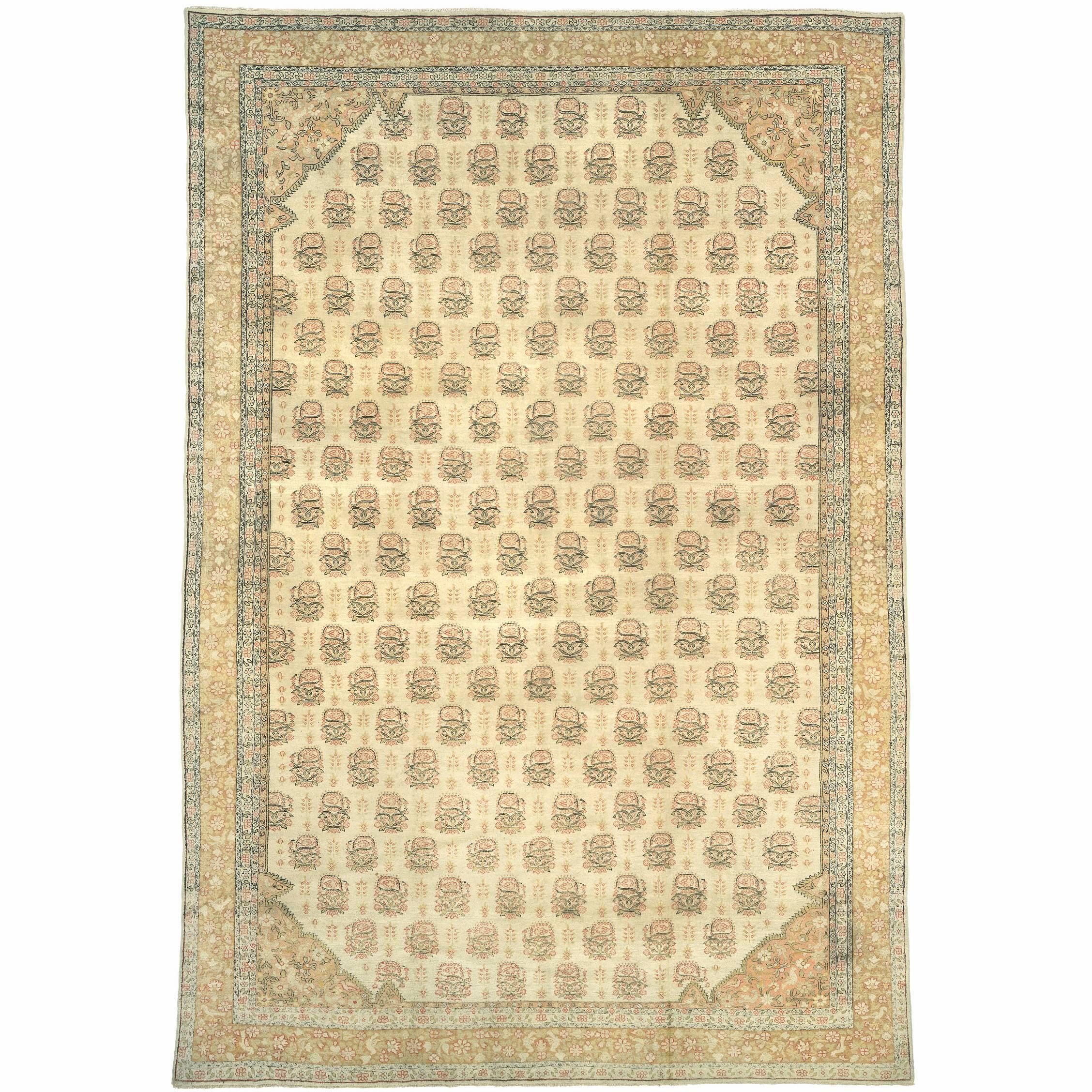 Agra-Teppich aus dem späten 19. Jahrhundert