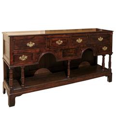 Antique Early 19th Century English Jacobean Style Dresser Base/Server