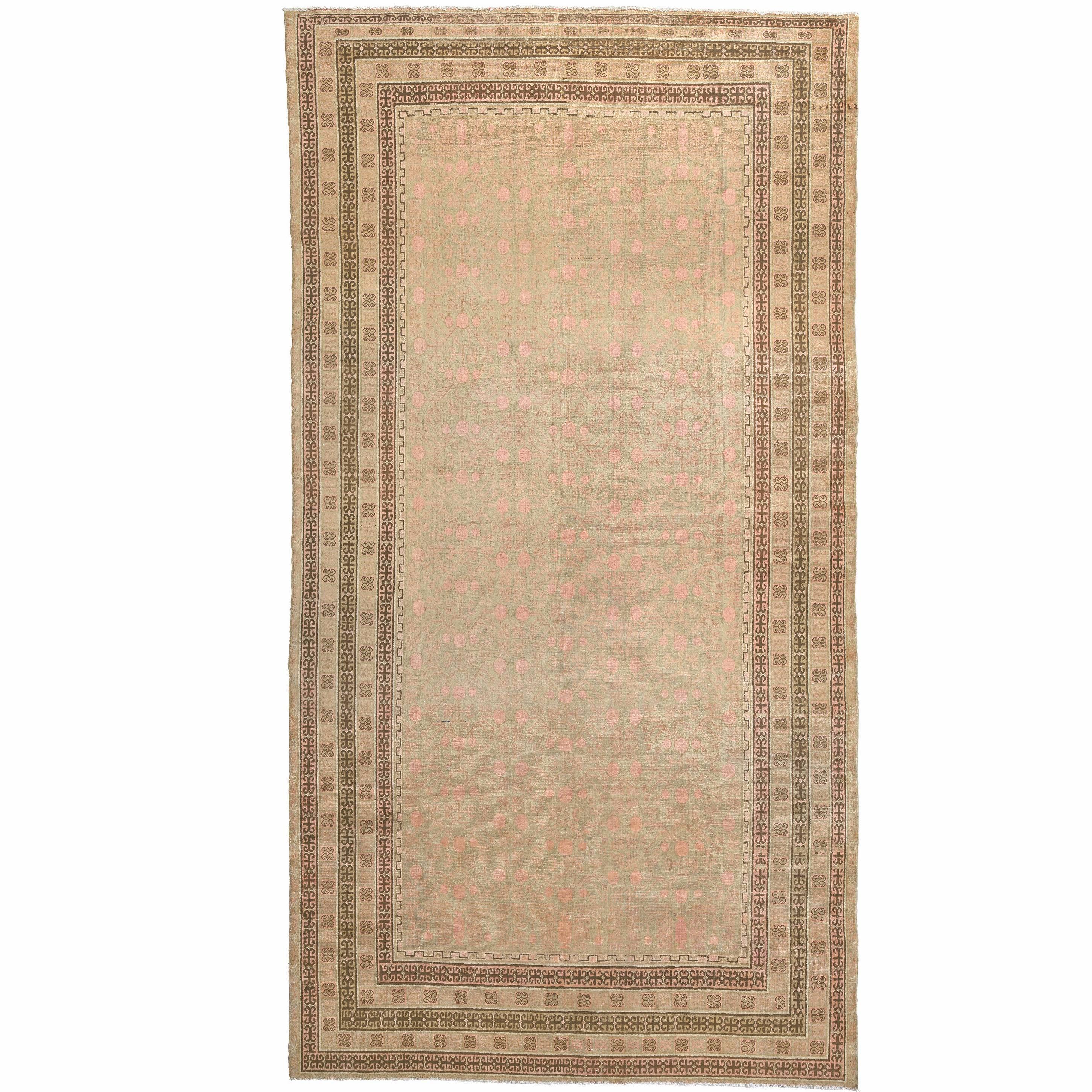 Early 20th Century Khotan Carpet For Sale