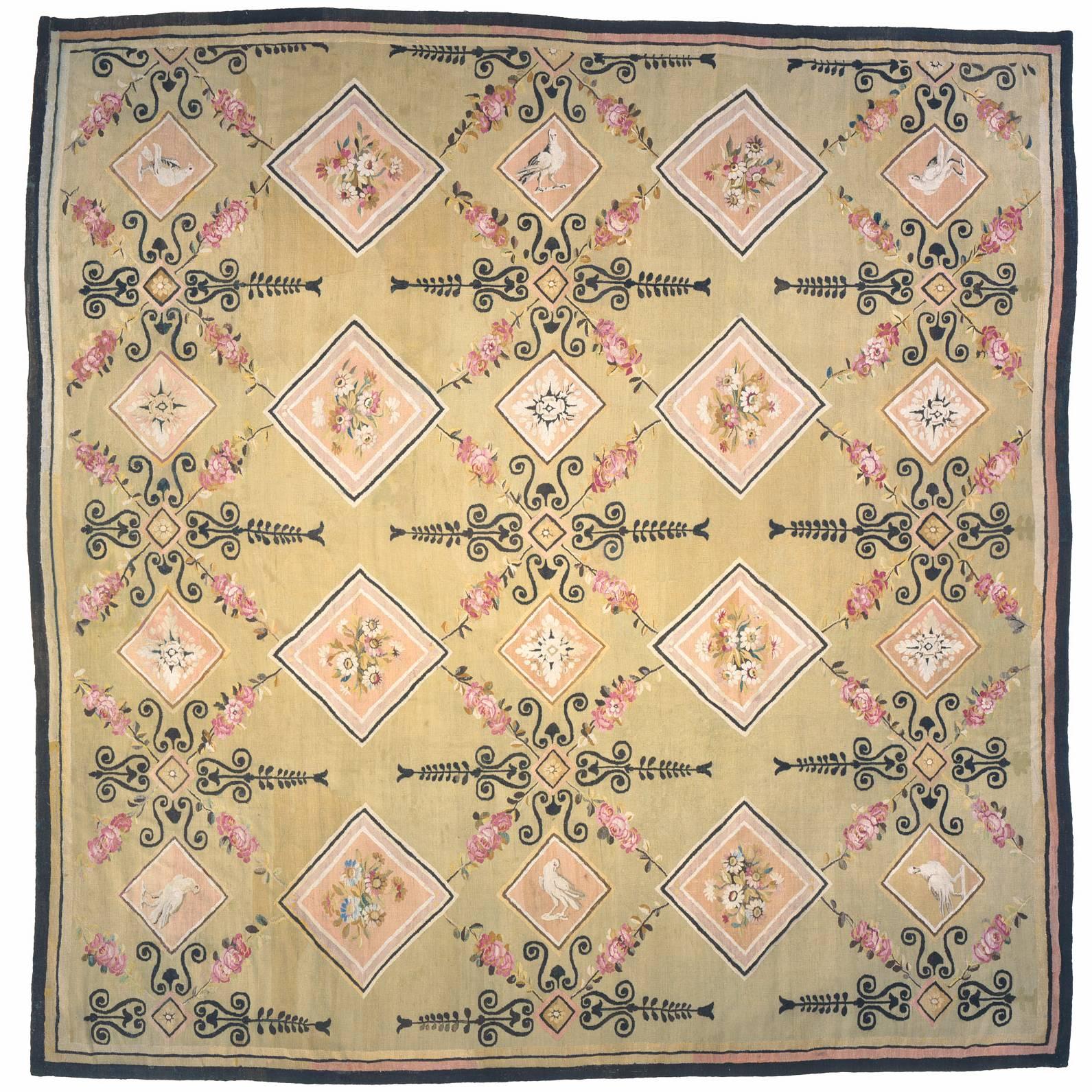 Late 18th Century Aubusson Carpet