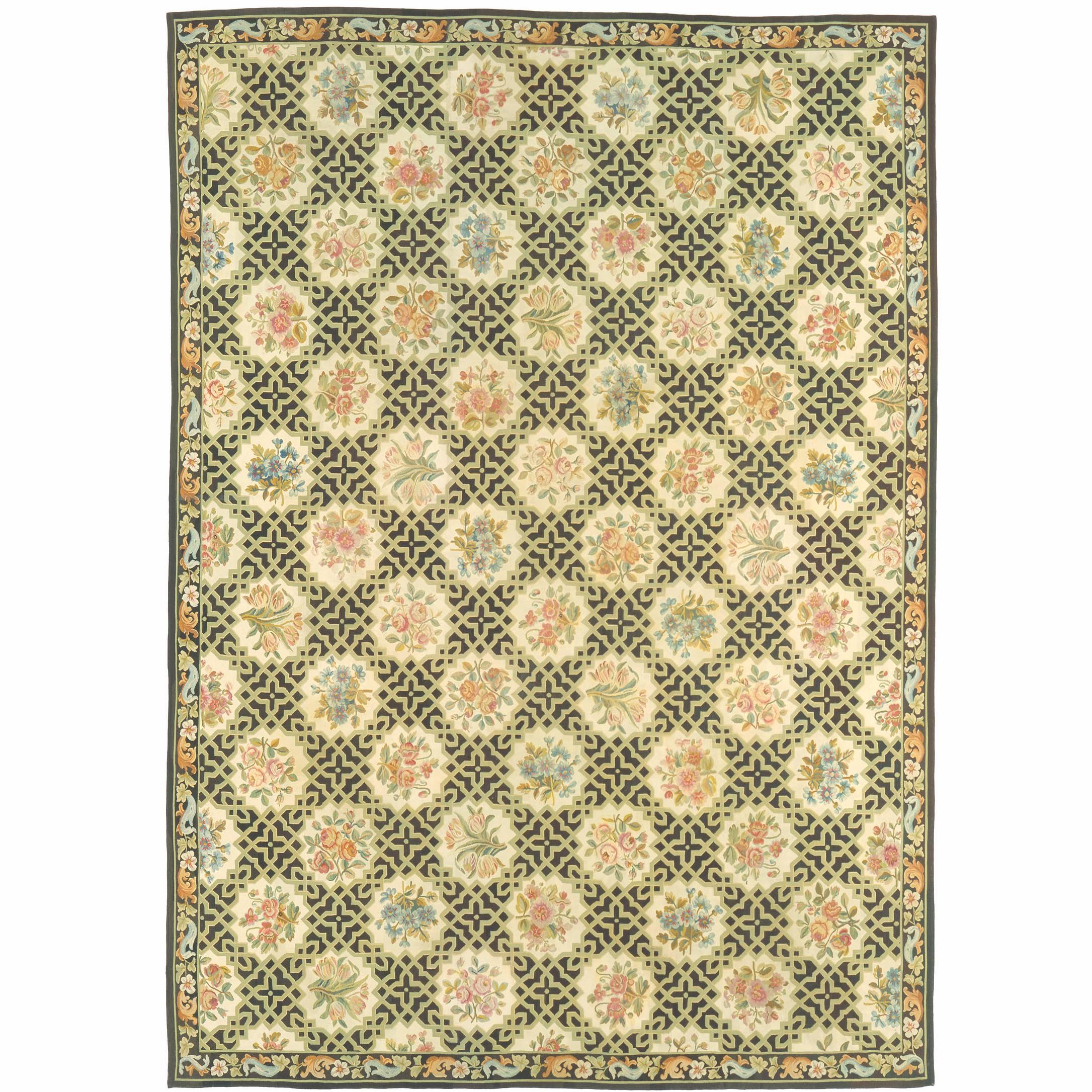 Early 20th Century Aubusson Carpet For Sale