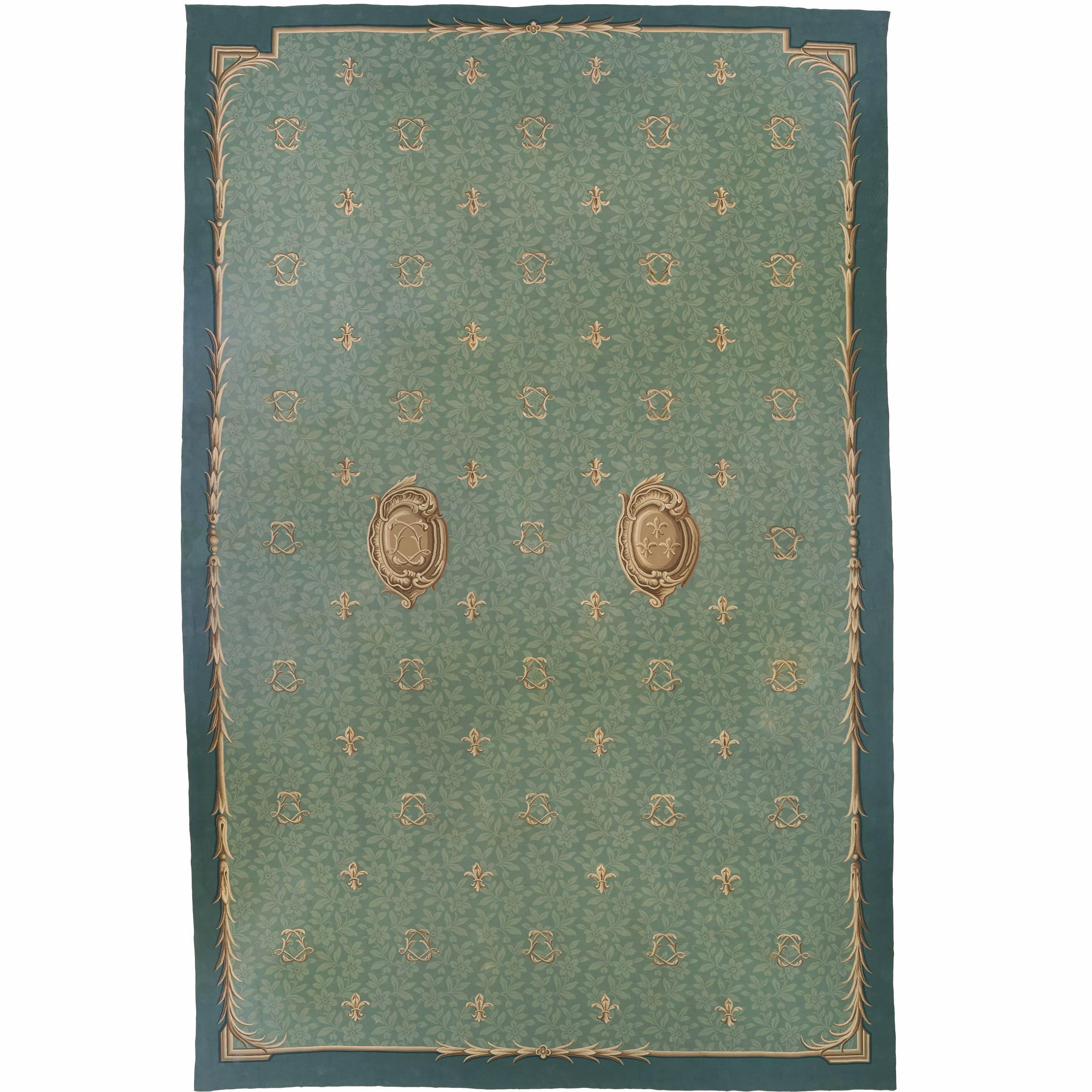 Early 20th Century Aubusson Carpet For Sale