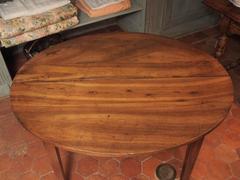 18th Century French Oval Walnut Table