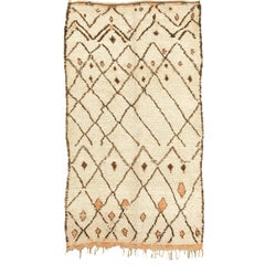 Vintage Mid-20th Century Beni Ouarain Carpet