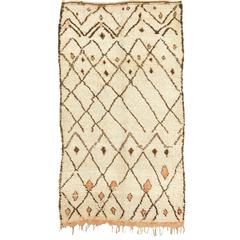 Mid-20th Century Beni Ouarain Carpet 6