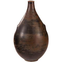 Johannes Hedegaard for Royal Copenhagen, Large and Rare Danish Stoneware Vase