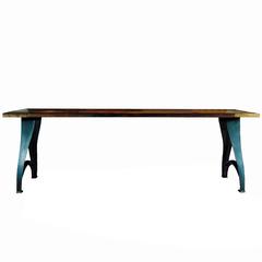 20th Century Industrial Farm Table and Desk Limited Edition by Philip Caggiano 1