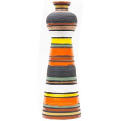 Aldo Londi Striped Ceramic Vase 3
