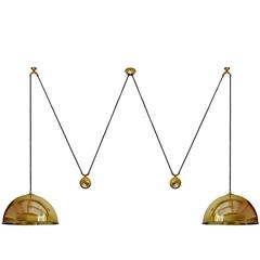 Double Posa Counterweight Pendant Lamp by Florian Schulz