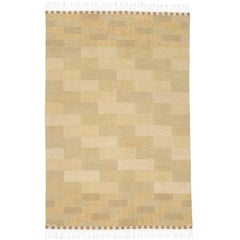 Schwedischer Flachgewebe-Teppich aus dem späten 20.