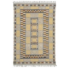 Mid-20th Century Swedish Flat Weave Carpet