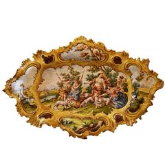 Italian Hand-Painted Large Platter