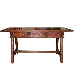 Fine Spanish Walnut Desk 7