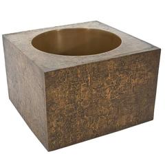 Square Brutalist Planter by Forms and Surfaces