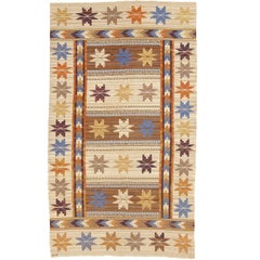 Vintage Mid-20th Century Swedish Flat Weave Carpet