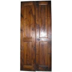 Antique Walnut Double-Door