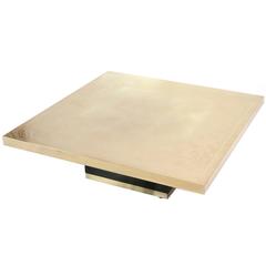 George Mathias Brass Etched Coffee Table 7