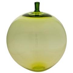 Ingeborg Lundin for Orrefors, Swedish Glass Apple Vase