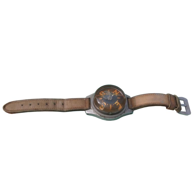 Panerai WWII Diving Compass from the Italian Navy Diver Commando at 1stdibs