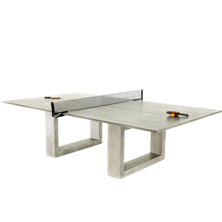 James de Wulf Standard Concrete Ping Pong Table at 1stdibs