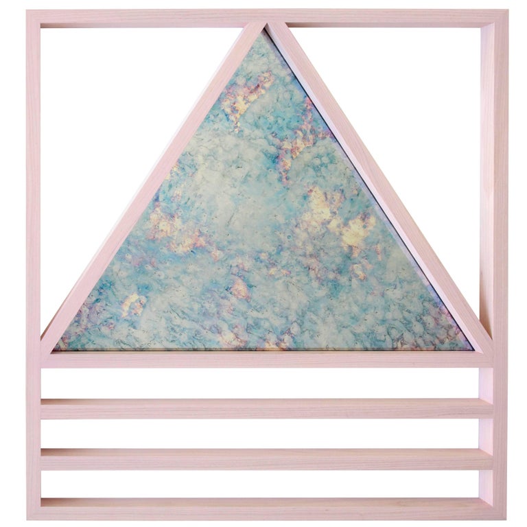 Contemporary "Simplex Hydrangea" Mirror by Alex Drew & No One, 2016 For Sale