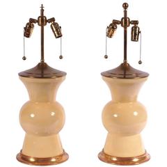 Pair of Christopher Spitzmiller Signed Lamps