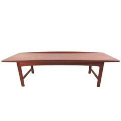 Mid-Century Danish Modern Teak Coffee Table by DUX