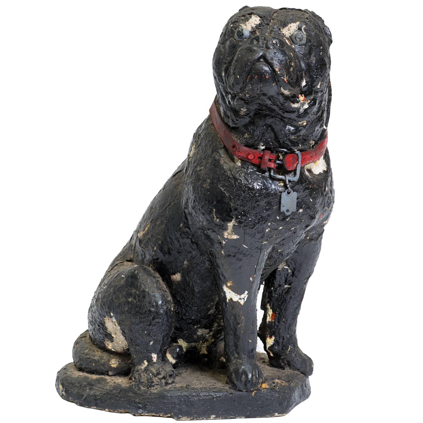 Bulldog en béton des années 1940 en vente