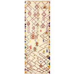 Vintage Beni Ourain Moroccan Rug