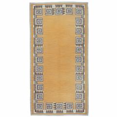 Tapis suédois à tissage plat du milieu du 20e siècle