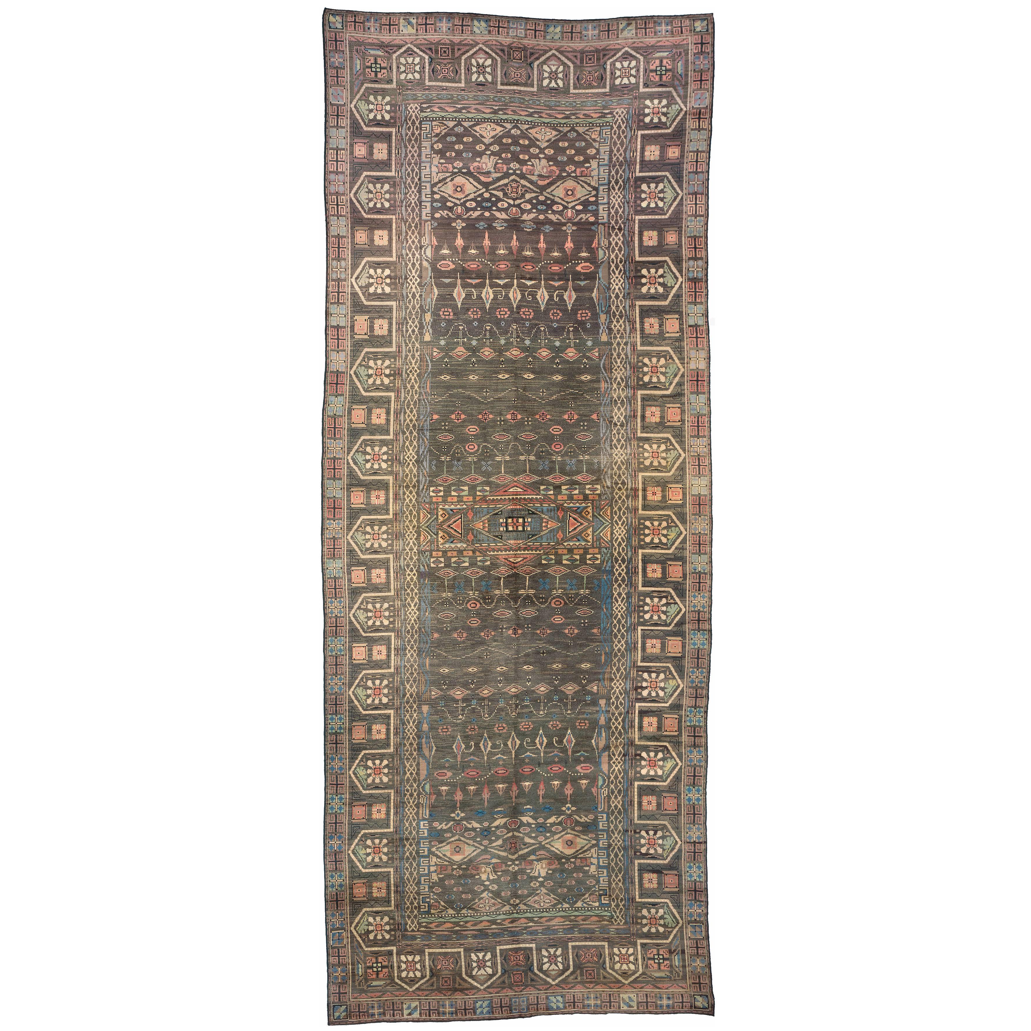 Early 20th Century Swedish Pile Carpet For Sale