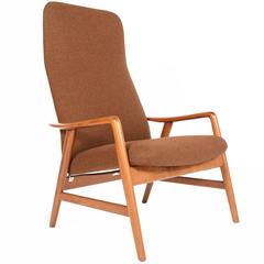 Alf Svensson Kontur Highback Lounge Chair in Teak 2