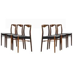 Kai Lyngfeldt-Larsen Dining Chairs by Søren Willadsen Møbelfabrik in Denmark 11