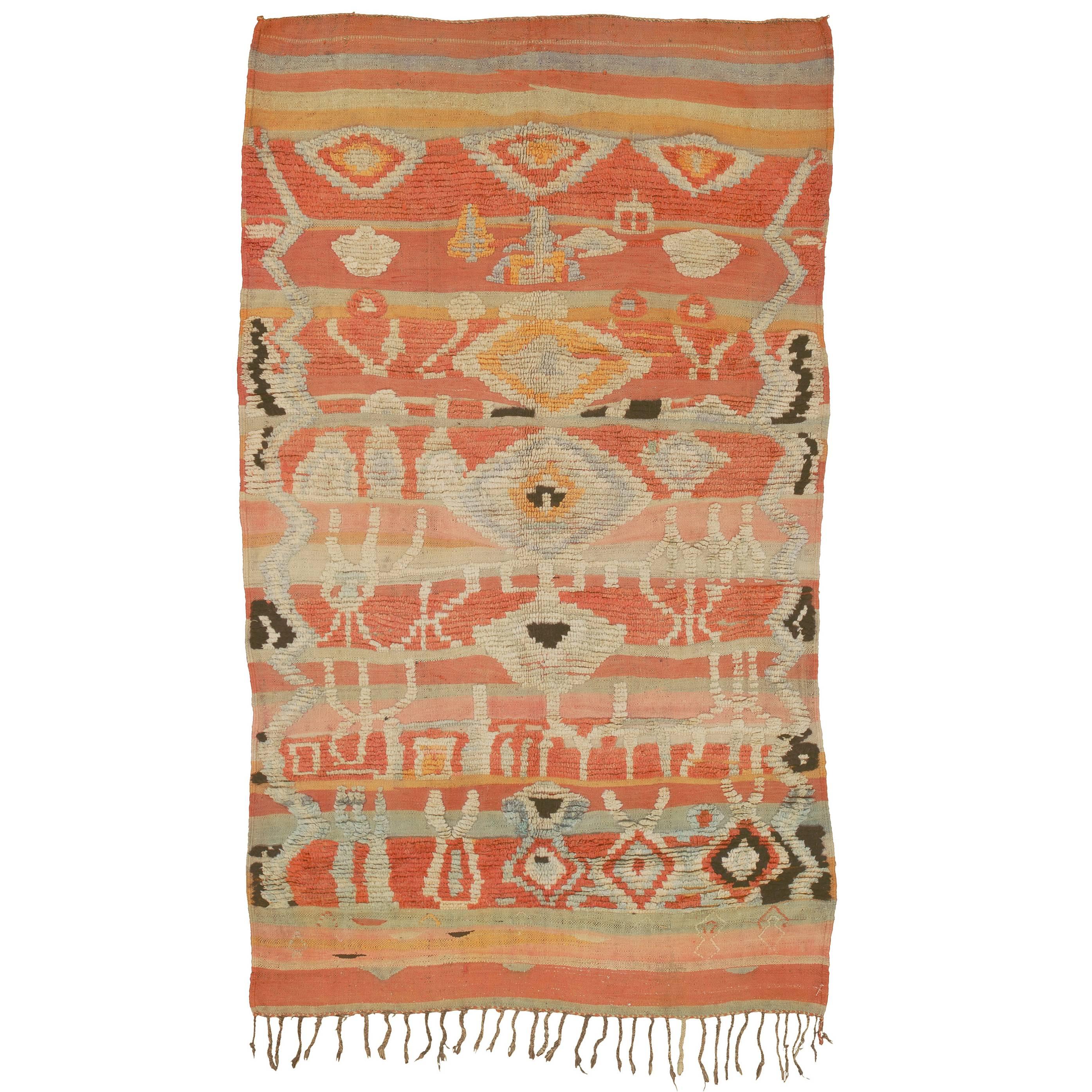 Marokkanischer „Glaoua“-Teppich aus der Mitte des 20. Jahrhunderts im Angebot
