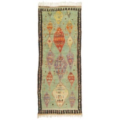 Marokkanischer „Boujad“-Teppich aus der Mitte des 20. Jahrhunderts
