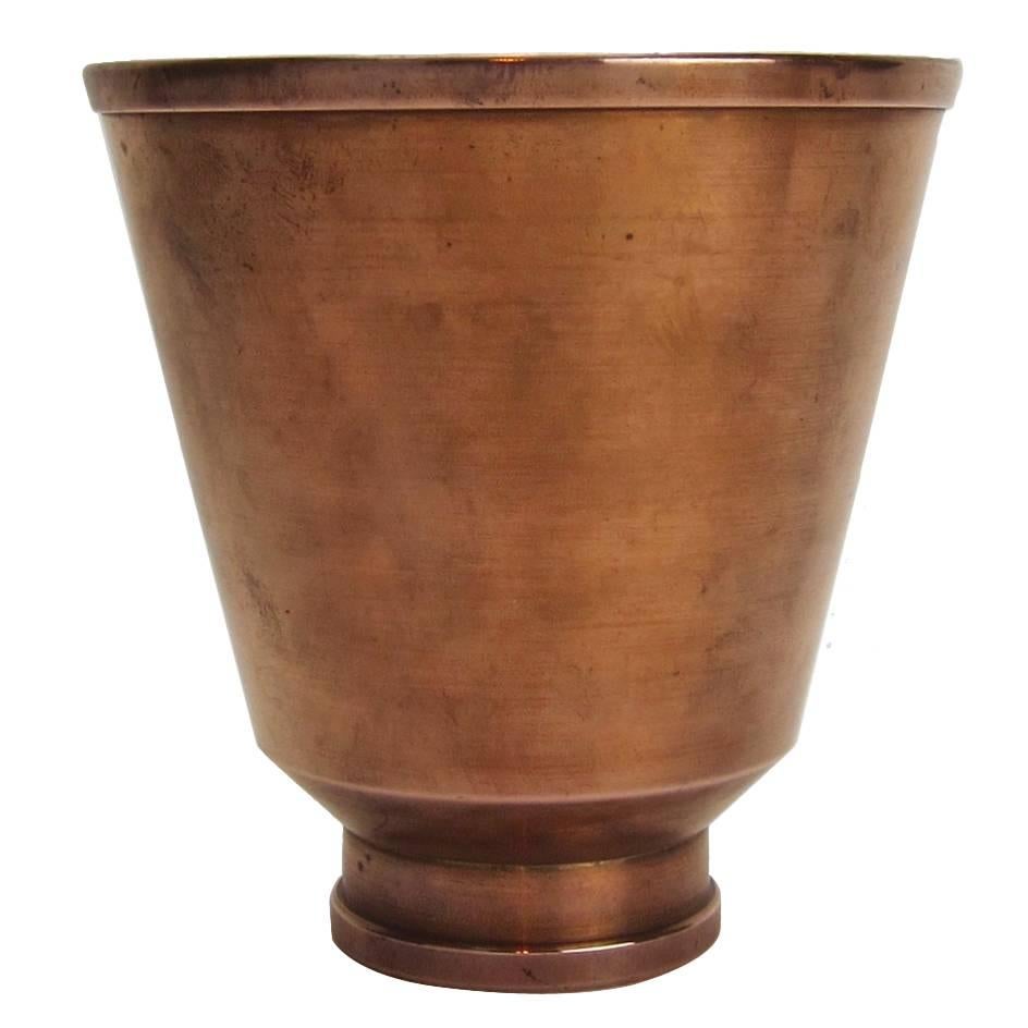 American Arts & Crafts Copper Vase by Marie Zimmermann